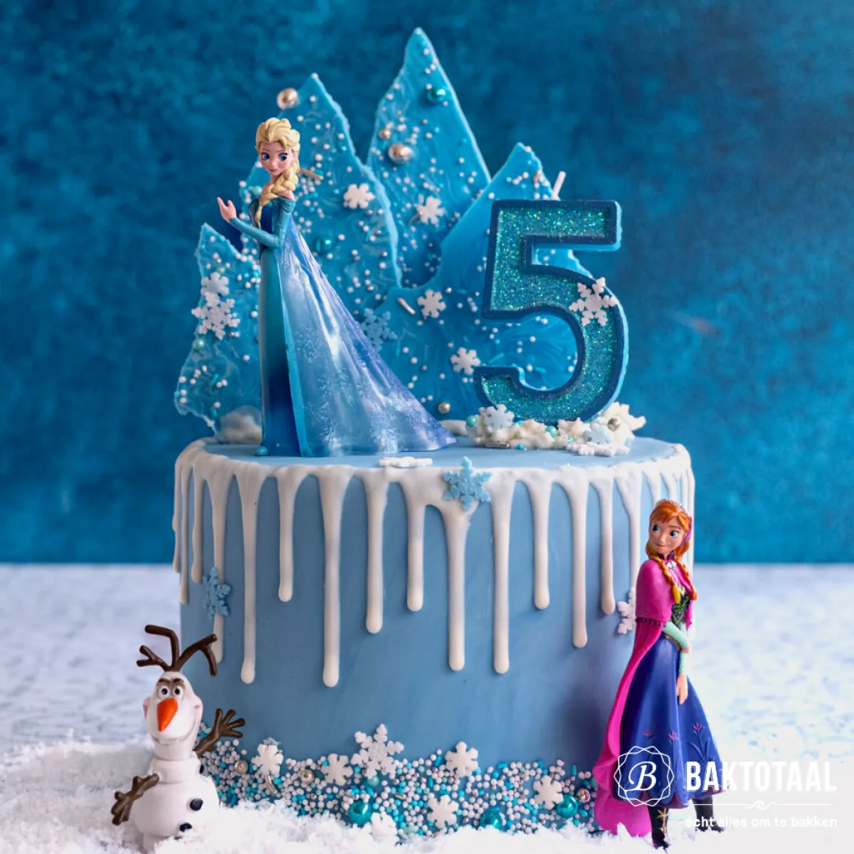 Culpitt Cijferkaars #5 Blauw met Glitter Outlet