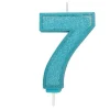 Culpitt Cijferkaars #7 Blauw met Glitter Best