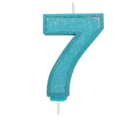 Culpitt Cijferkaars #7 Blauw met Glitter Best
