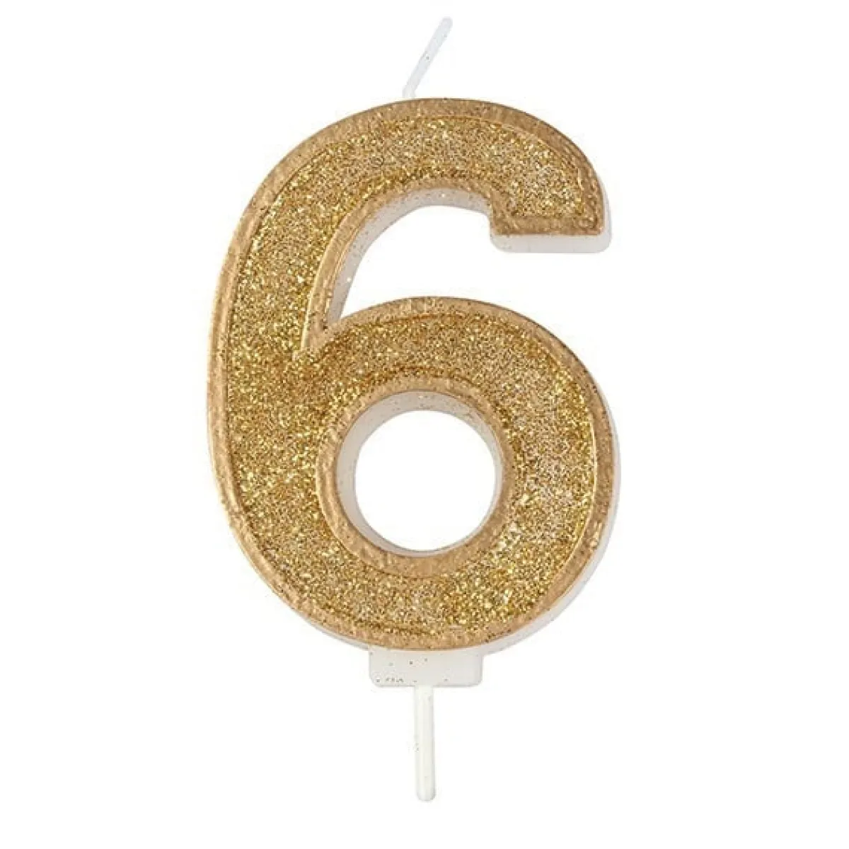 Culpitt Cijferkaars #6 Goud met Glitter Outlet