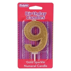 Culpitt Cijferkaars #9 Goud met Glitter Online