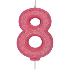 Culpitt Cijferkaars #8 Roze met Glitter Discount