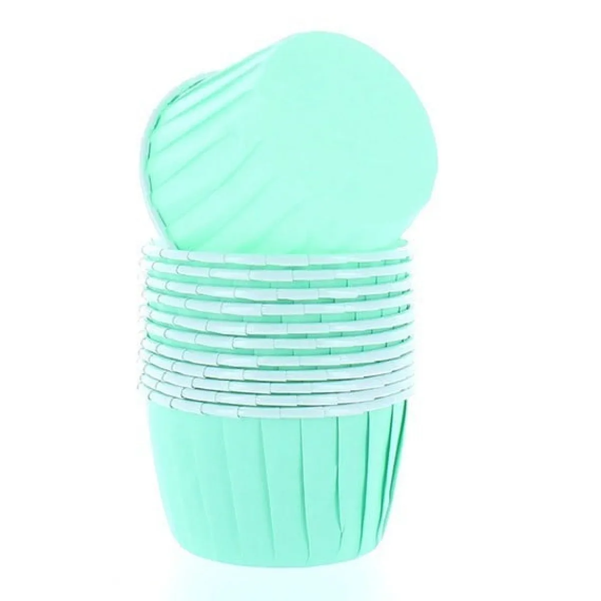 Culpitt Cupcake Vormpjes Aqua 50mm 12st. New