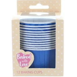 Culpitt Cupcake Vormpjes Blauw 50mm 12st. Outlet