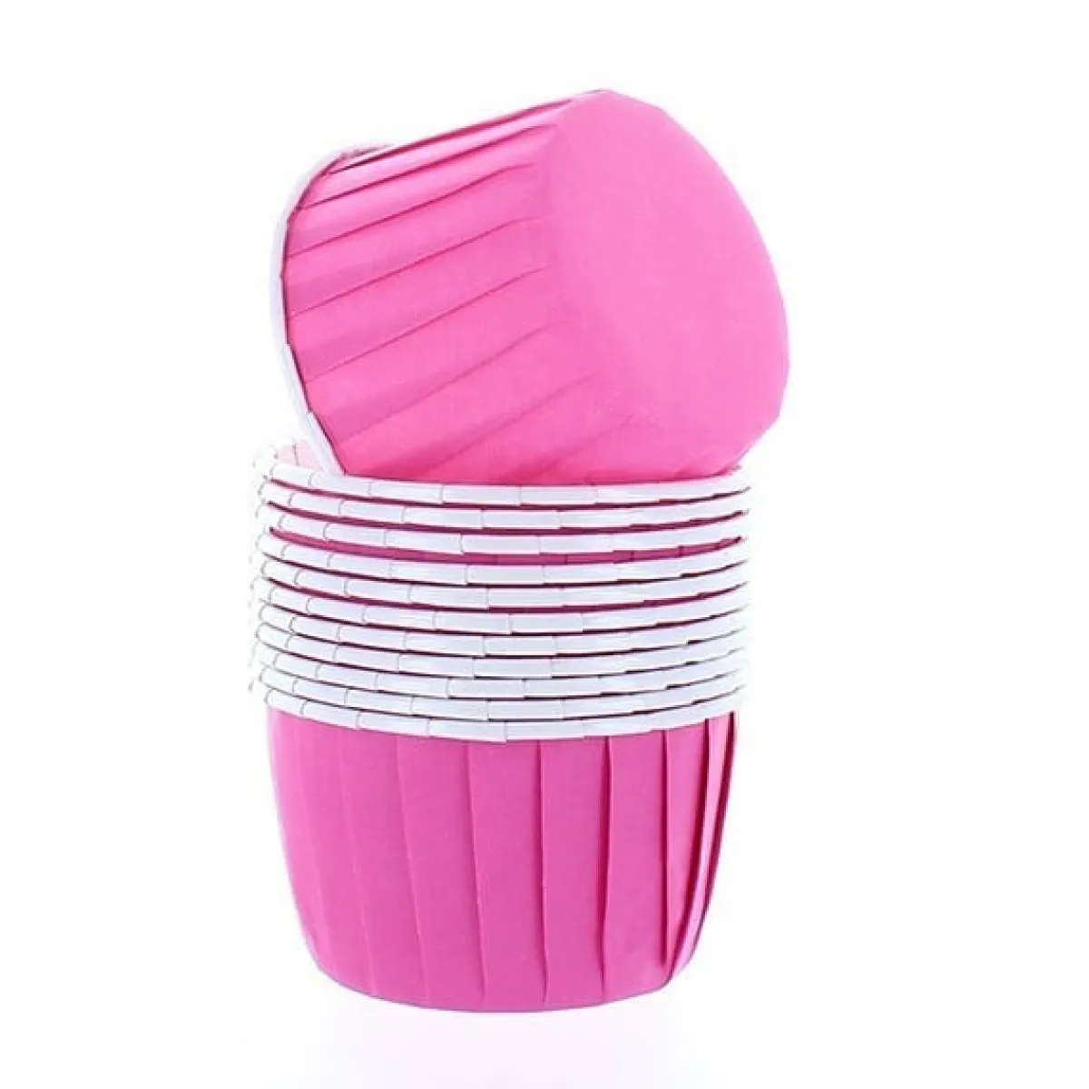 Culpitt Cupcake Vormpjes Donker Roze 50mm 12st. Outlet
