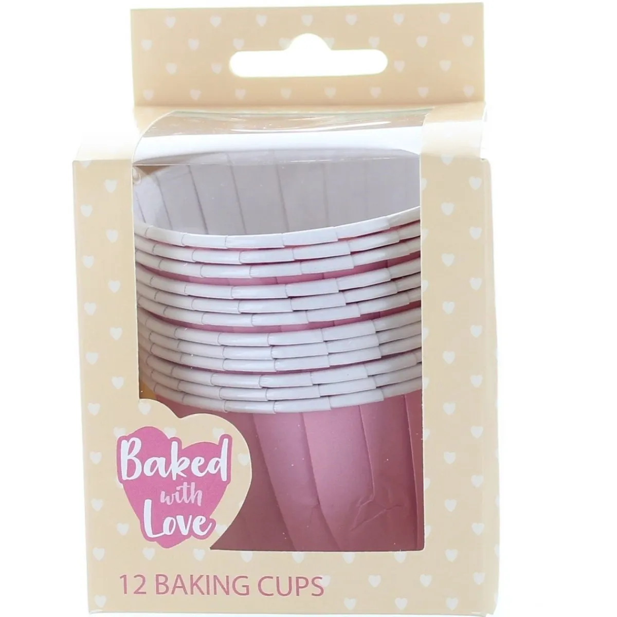 Culpitt Cupcake Vormpjes Roze 50mm 12st. Outlet