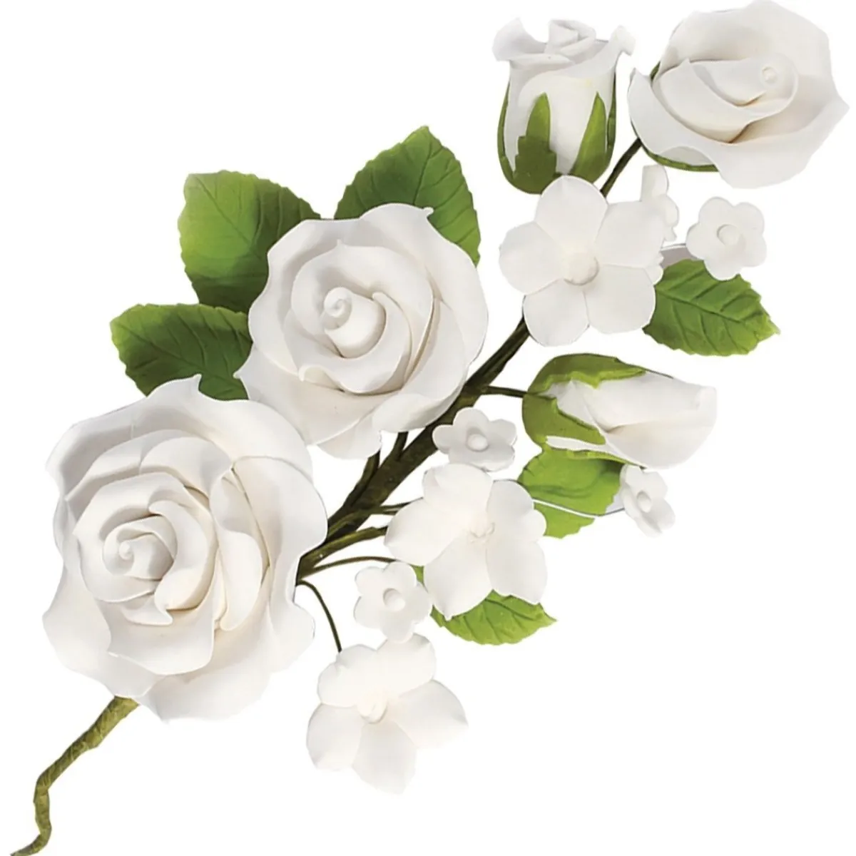 Culpitt Suikerbloem Witte Rozen 14,5cm Clearance
