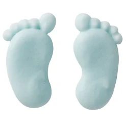 Culpitt Suikerdecoratie Babyvoetjes blauw 100st. Outlet
