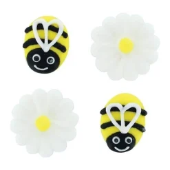 Culpitt Suikerdecoratie Bijen & Madeliefjes 25mm 12st. Discount