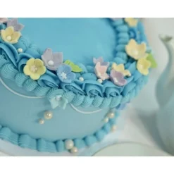 Culpitt Suikerdecoratie Bloemen en Bladeren Lila 16st. Best