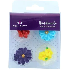 Culpitt Suikerdecoratie Madeliefjes Assortiment Gekleurd 14s Clearance