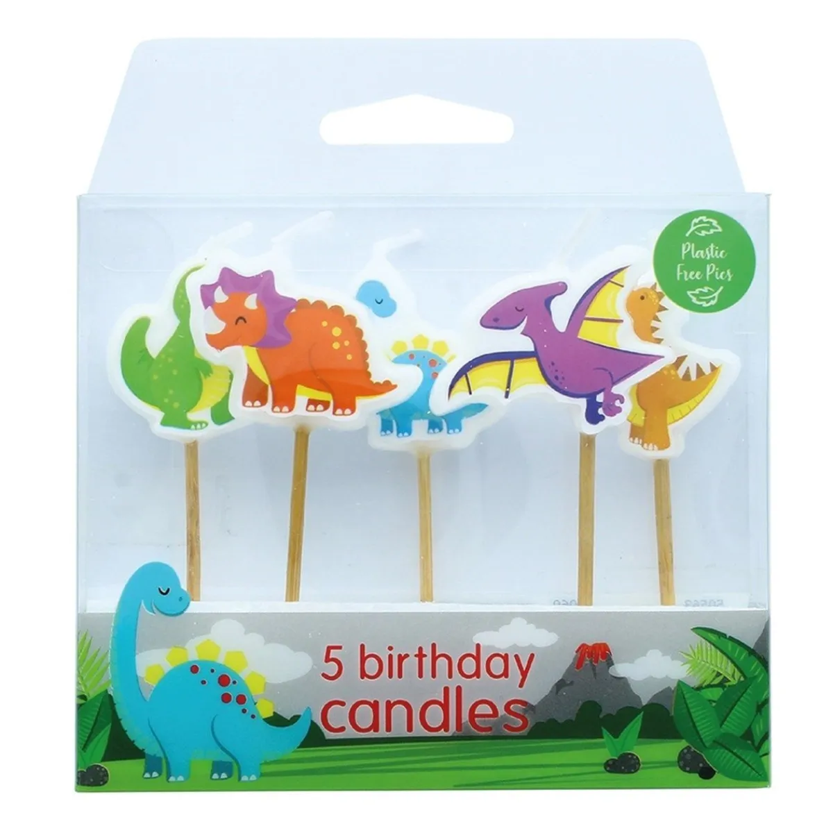 Culpitt Taartkaarsjes Dino 5st. Sale