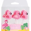 Culpitt Taartkaarsjes Flamingo 6st. Outlet