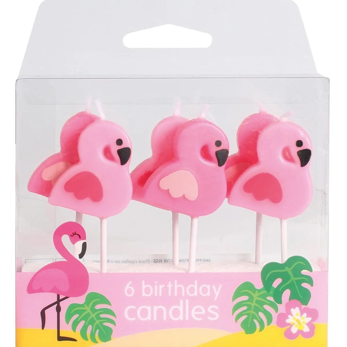 Culpitt Taartkaarsjes Flamingo 6st. Outlet