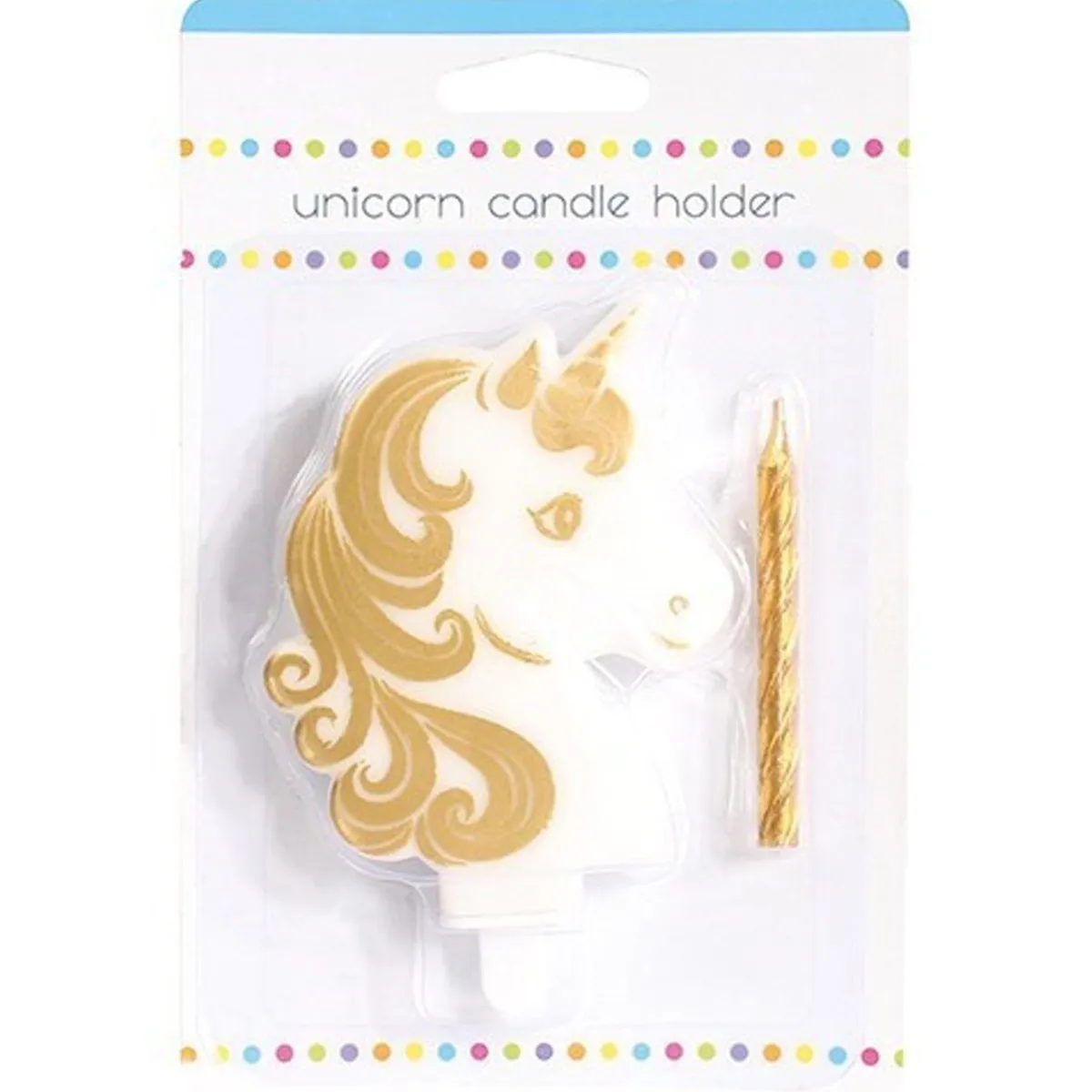 Culpitt Taartkaars Unicorn Goud Clearance