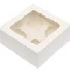 BrandNewCake Cupcake Doosje 4 Wit (incl. tray met venster) 25st. Discount