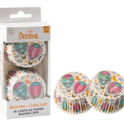 Decora Cupcake Vormpjes Ballon Ø50x32(h)mm 36 stuks Online