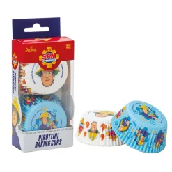 Decora Cupcake Vormpjes Brandweerman Sam #1 Ø50x32(h)mm 36 stuks Sale