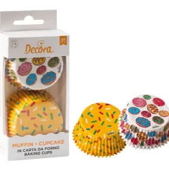 Decora Cupcake Vormpjes Donuts Ø50x32(h)mm 36 stuks** New