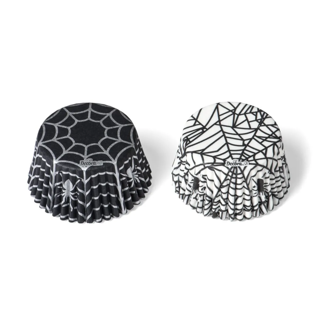 Decora Cupcake Vormpjes Halloween Spinnenweb Ø50x32(h) cm 36 stuks