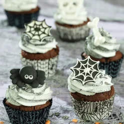 Decora Cupcake Vormpjes Halloween Spinnenweb Ø50x32(h) cm 36 stuks