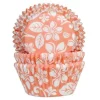 House of Marie Cupcake Vormpjes HoM Aloha Bloem Abrikoos 50x33mm. 50st. New