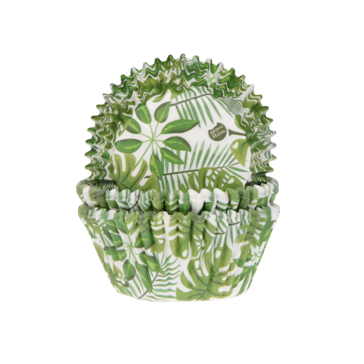 House of Marie Cupcake Vormpjes HoM Bladeren Groen 50x33mm. 50st. Hot