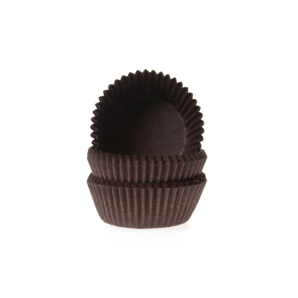 House of Marie Cupcake Vormpjes HoM Bruin Petitfour 25x19mm. 100st. Sale