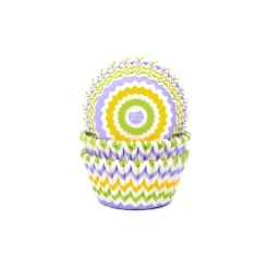 House of Marie Cupcake Vormpjes HoM Chevron Lente 50x33mm. 50st. Clearance