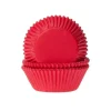 House of Marie Cupcake Vormpjes HoM Dieprood 50x33mm. 50st. New