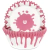 House of Marie Cupcake Vormpjes HoM Drip Roze 50x33mm. 50st. Outlet