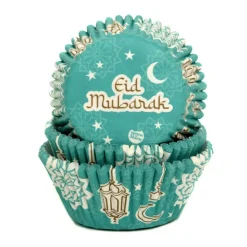 House of Marie Cupcake Vormpjes HoM Eid Mubarak 50x33mm. 50st. Discount