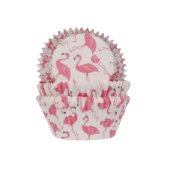 House of Marie Cupcake Vormpjes HoM Flamingo 50x33mm. 50st. Discount