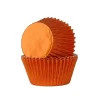 House of Marie Cupcake Vormpjes HoM Folie Oranje 51x38mm. 24st. Clearance