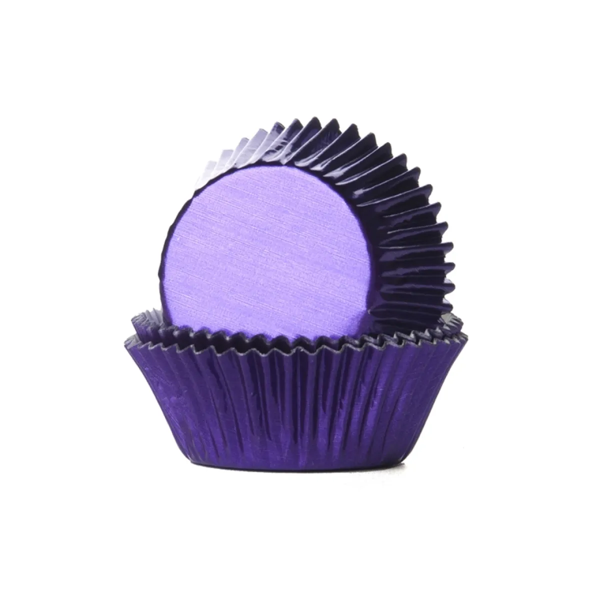 House of Marie Cupcake Vormpjes HoM Folie Paars 51x38mm. 24st. New