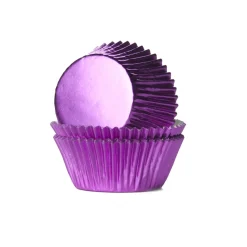 House of Marie Cupcake Vormpjes HoM Folie Roze 51x38mm. 24st. New