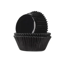 House of Marie Cupcake Vormpjes HoM Folie Zwart 51x38mm. 24st. Online