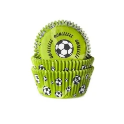 House of Marie Cupcake Vormpjes HoM Goal! Groen 50x33mm 50st. Best