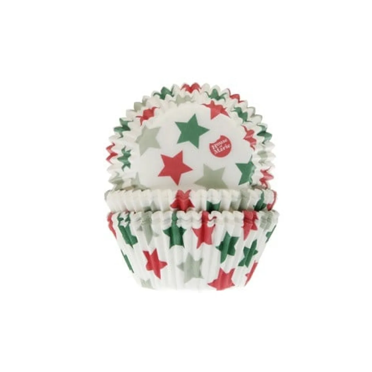 House of Marie Cupcake Vormpjes HoM Kerst Sterren 50x33mm. 50st. Best