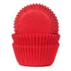 House of Marie Cupcake Vormpjes HoM MINI Dieprood 35x23mm. 500st. New