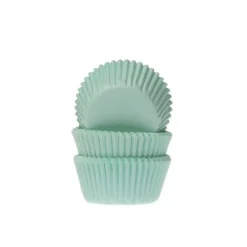 House of Marie Cupcake Vormpjes HoM MINI Mint Groen 35x23mm. 60 st. Best