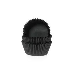 House of Marie Cupcake Vormpjes HoM MINI Zwart 35x23mm. 60st. Clearance