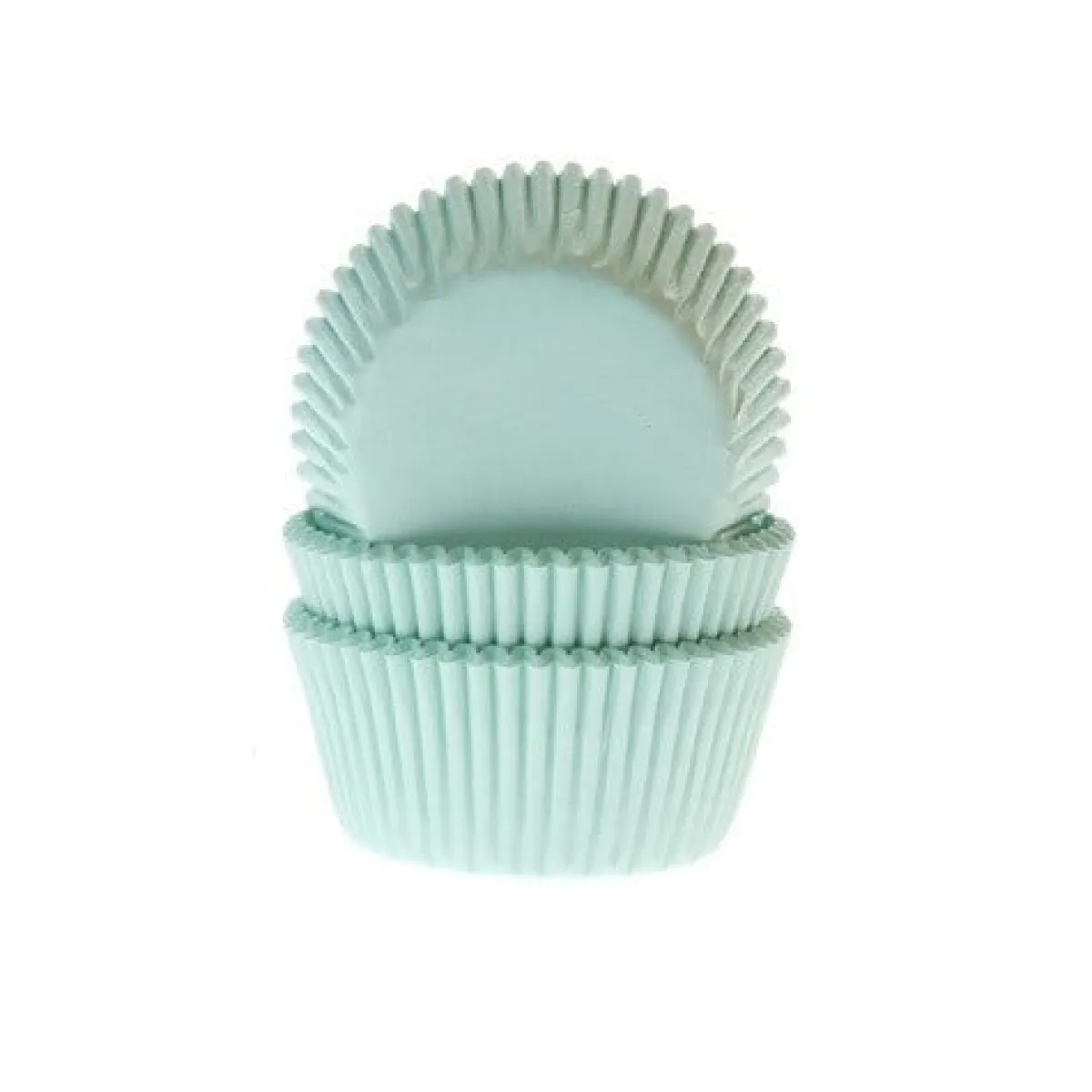House of Marie Cupcake Vormpjes HoM Mint Groen 50x33mm. 50st. Clearance