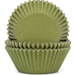 House of Marie Cupcake Vormpjes HoM Mosgroen 50x33mm. 50st. Sale