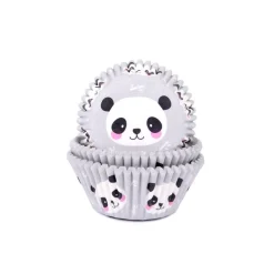 House of Marie Cupcake Vormpjes HoM Panda 50x33mm. 50st. New