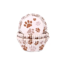 House of Marie Cupcake Vormpjes HoM Pootafdruk Bruin 50x33mm. 50st. Discount