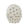 House of Marie Cupcake Vormpjes HoM Sterren Goud 50x33mm. 50st. Outlet