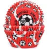 House of Marie Cupcake Vormpjes HoM Voetbal 50x33mm. 50st. New