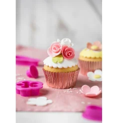 Decora Cupcake Vormpjes MINI Rosegoud Ø27x17(h) mm 180 stuks Online