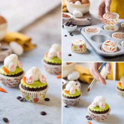 Decora Cupcake Vormpjes Paashaas Ø50x32(h)mm 36 stuks Clearance